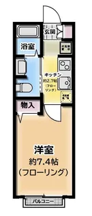 リヴェール東林間【1階】の間取り