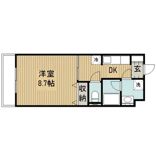 エバーグリーン【0302号室】の間取り