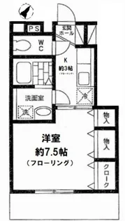ブルックレット【1階】の間取り