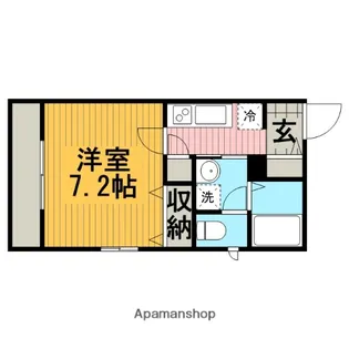 ヘーベルメゾンEHK【3階】の間取り