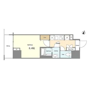 BPRレジデンス町田【8階】の間取り
