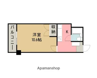 アカデミー・グローリア初穂町田【9階】の間取り