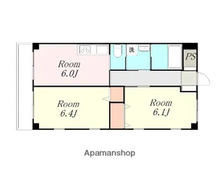 スカイビル2【1階】の間取り