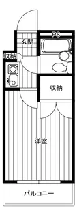 キャトルセゾン清新【1階】の間取り
