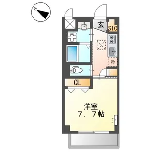 アーバンクレスト【1階】の間取り