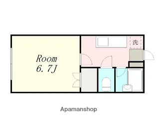 メゾンたつみ【103号室】の間取り