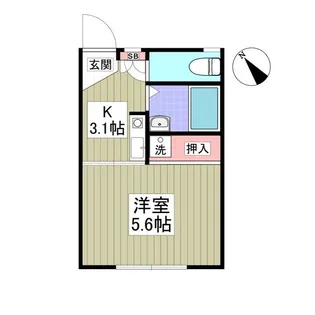 パレス金森台【2階】の間取り