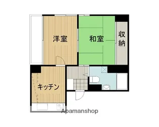 メゾンジャルダン【4階】の間取り