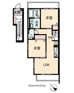 SAKURA CUBE【201号室】の間取り