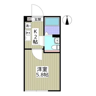 アザーレ・ターコイズ【1階】の間取り