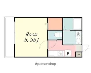 WITHFUN小田急相模原駅南口【2階】の間取り