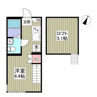 ヴィルナタル【2階】の間取り