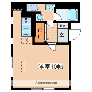 神奈川県相模原市中央区相生1丁目【マンション】の間取り