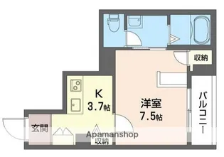 グランド ホルン【302号室】の間取り