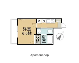 CALM VILLAGE【104号室】の間取り