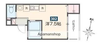 MELDIA町田Ⅱ【3階】の間取り