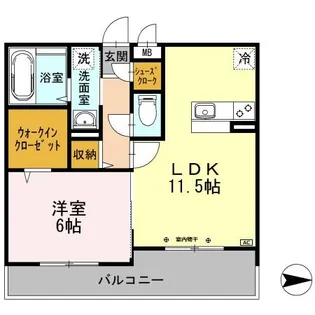 トロアモリール【305号室】の間取り