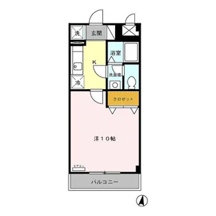 さがみ野セントラルビル Ⅱ【3階】の間取り