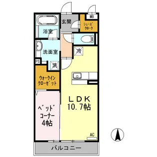 マリアエレナ【3階】の間取り