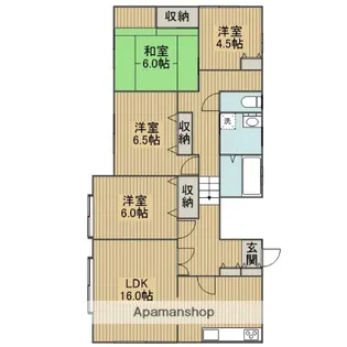 東京都町田市木曽西4丁目【アパート】の間取り