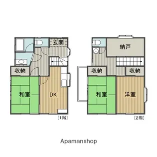 神奈川県相模原市南区東大沼4丁目【一戸建】の間取り