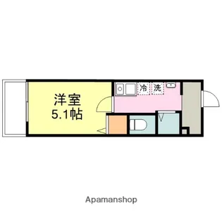 MELDIA相模大野【1階】の間取り