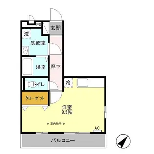 EL PUERTO DE KISHIYU【1階】の間取り