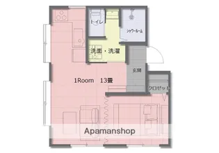 深沢第1ビル【402号室】の間取り