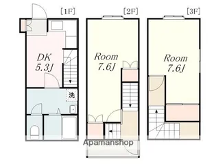 神奈川県相模原市南区新磯野1丁目【一戸建】の間取り
