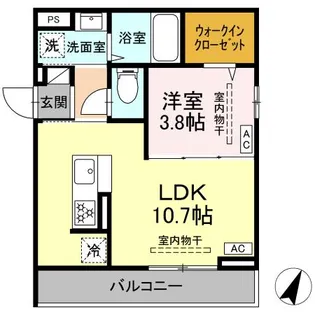 フラクタス相南1丁目【2階】の間取り