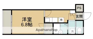 リバーレジデンス鳩川【1階】の間取り