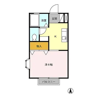 アルカディア【2階】の間取り