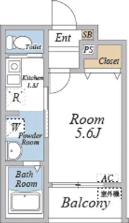 カサデルソルⅥ【3階】の間取り