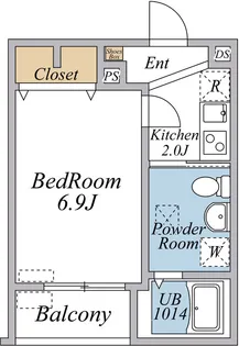 カサデルソルⅥ【1階】の間取り