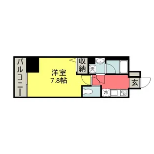 KDXレジデンス町田NORTH【13階】の間取り