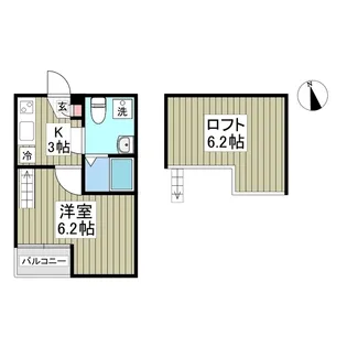 プラム相武台【1階】の間取り