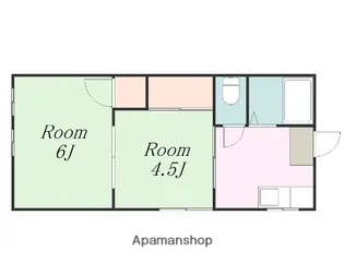 ハイツ咲【2階】の間取り