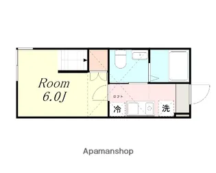 仮シティハイツ新磯野1号棟【2階】の間取り
