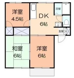 クローバーハイツ【2階】の間取り