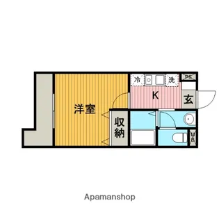 神奈川県相模原市中央区淵野辺3丁目【マンション】の間取り