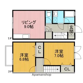 アステル【1階】の間取り