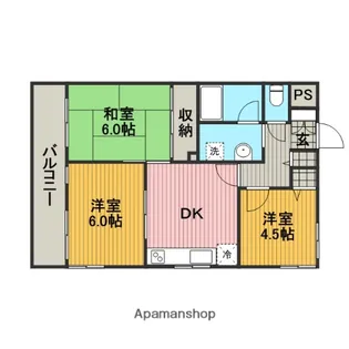 ライオンズマンション相模大野第3【4階】の間取り
