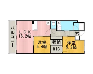 ソレイユガーデン【0406号室】の間取り
