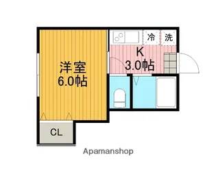 コーポリキ【1階】の間取り