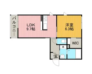 RIVER WIND Ⅰ【2階】の間取り