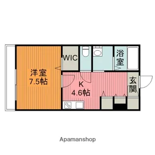 神奈川県相模原市南区上鶴間本町5丁目【アパート】の間取り