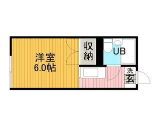 ハイツ井上 A【1階】の間取り