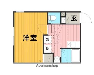 セレンゲティ北里【1階】の間取り