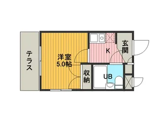クロノス座間【4階】の間取り