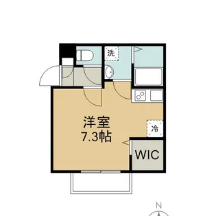 カーサフェリーチェ【104号室号室】の間取り